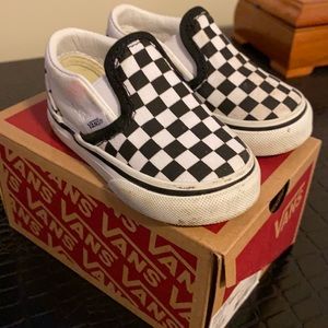 Toddler 4c checker board vans